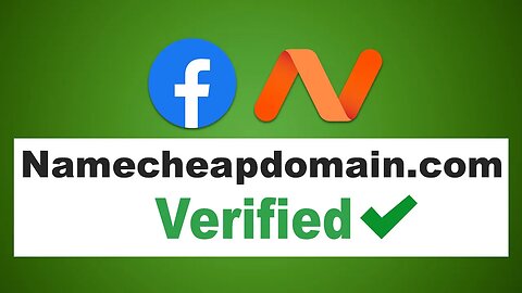Verify a Namecheap Domain in Facebook Business Manager (2023)