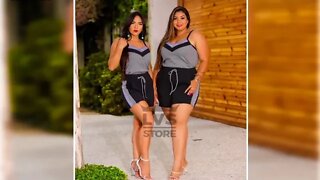 ✔️ PLUS SIZE CONJUNTO FEMININO BLUSA ALCINHA E SHORT