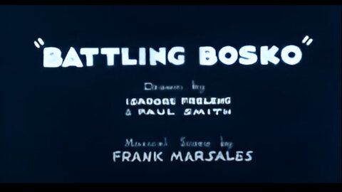 Battling Bosko | 1932 Cartoon