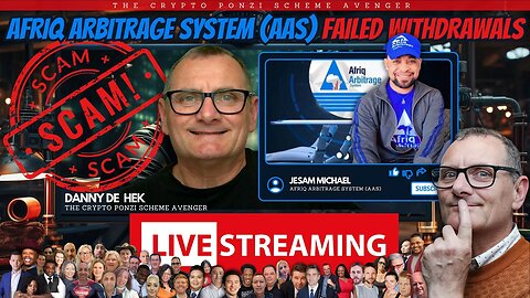 🔴 WAS LIVE: AFRIQ ARBITRAGE SYSTEM (AAS): Unveiling Jesam Micheal's Elaborate Crypto Ponzi Scheme! 