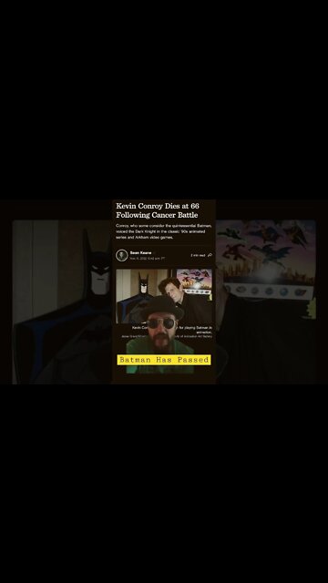 The Voice of Batman is Gone. Kevin Conroy Has Lost His Battle With Cancer