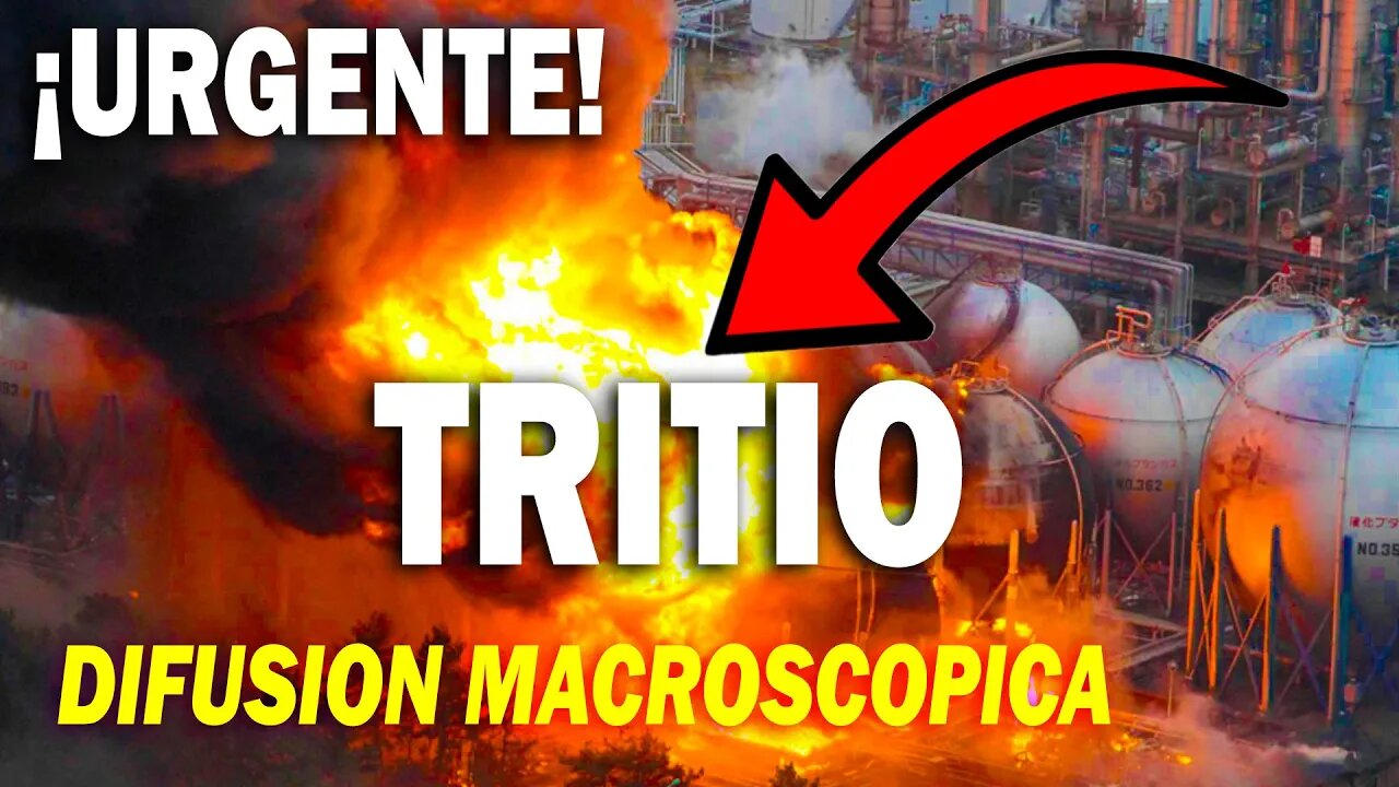 🔴 1de4 - Difusión MACROscópica de #TRITIO en el Océano Pacífico