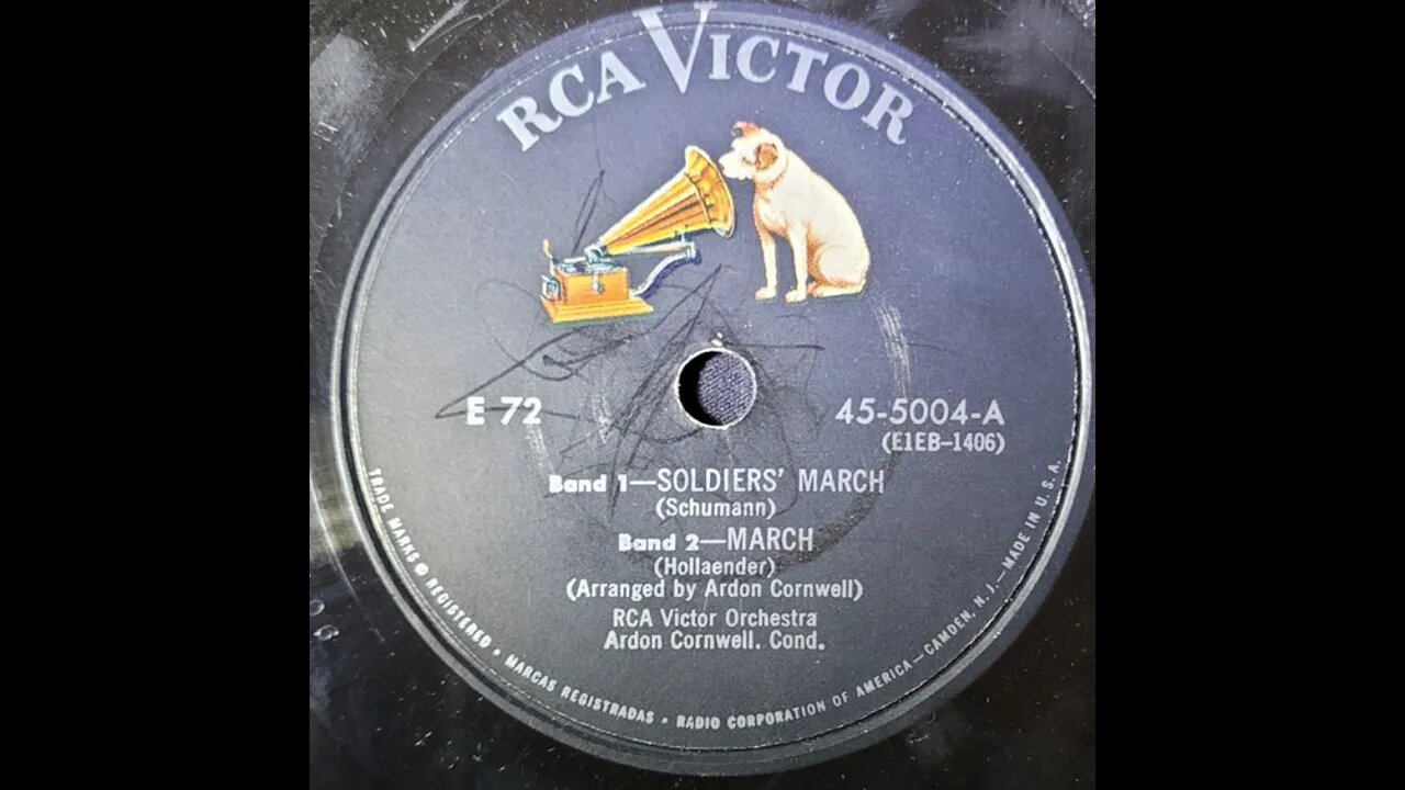 RCA Victor Orchestra, Ardon Cornwell, Robert Schumann, Friedrich Hollaender - Soldiers' March, March