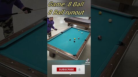 8 Ball runout #8ballpool #shorts