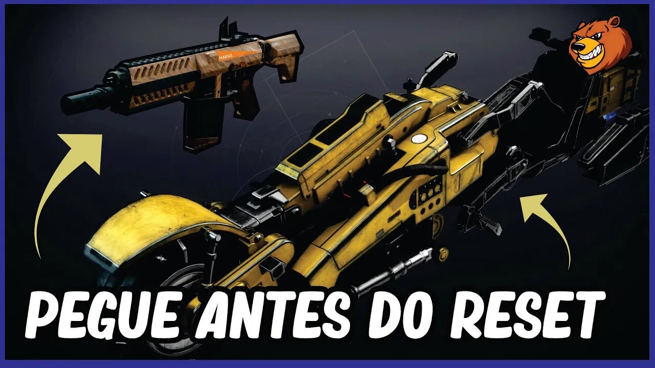 DESTINY 2 │ PEGUE ANTES DO RESET E VISITE O BANSHEE