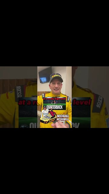 NASCAR driver Michael McDowell is slowly getting into #FantasyFootball 🏈