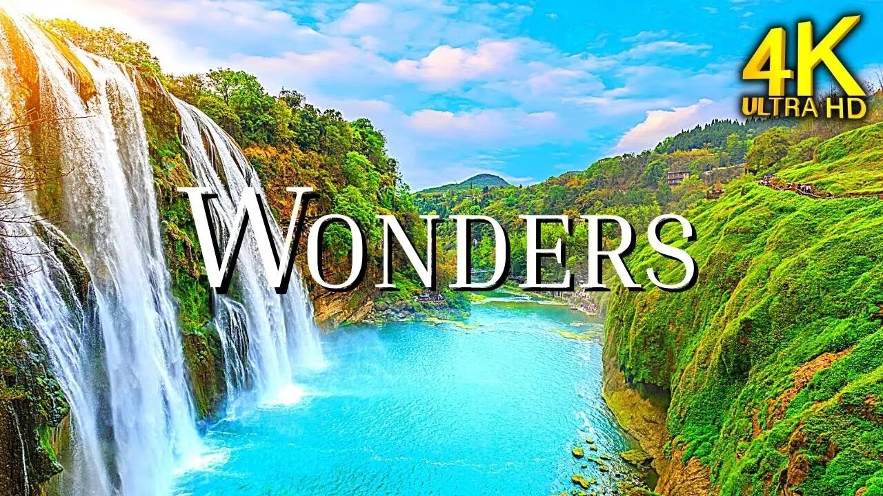 WONDERS Of The WORLD 4K - The MOST AMAZING Places on Earth with Relaxing Music & Sleep Music