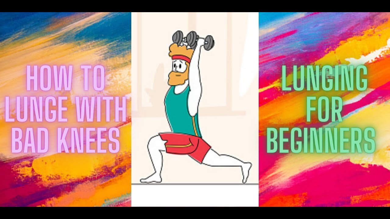 HOW TO LUNGE WITH BAD KNEES!!