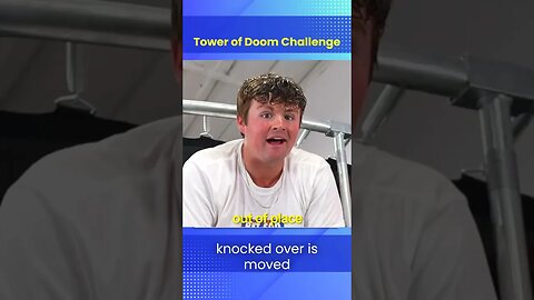 Tower of doom challenge | #benazelart #stokestwins #brentrivera #lexirivera #youtubeshorts #brent |