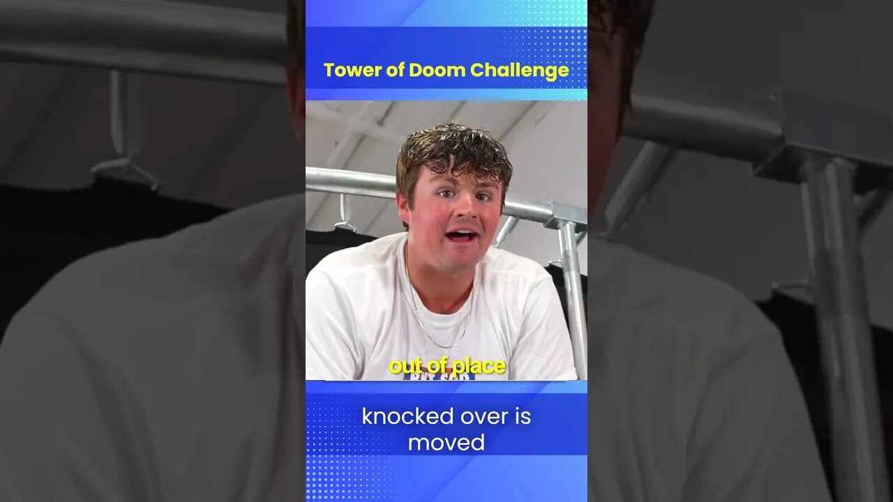 Tower of doom challenge | #benazelart #stokestwins #brentrivera #lexirivera #youtubeshorts #brent |