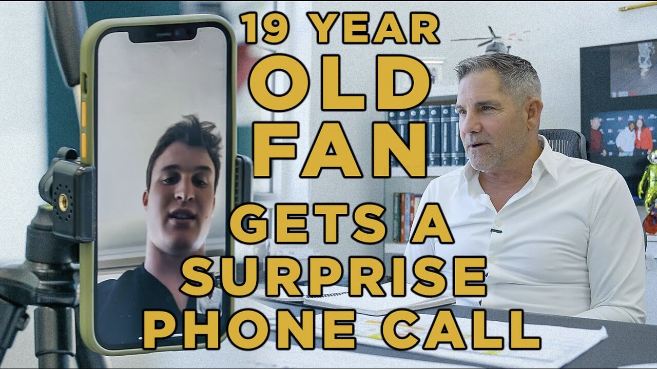 Grant Cardone Surprised 19yr College FootBall Player