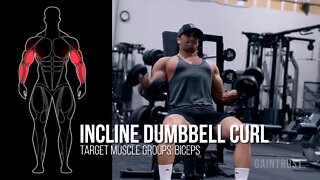 Incline Dumbbell Curl