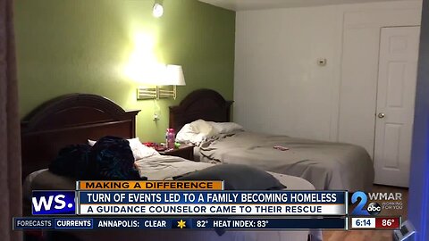 Turn of events led to a family becoming homeless