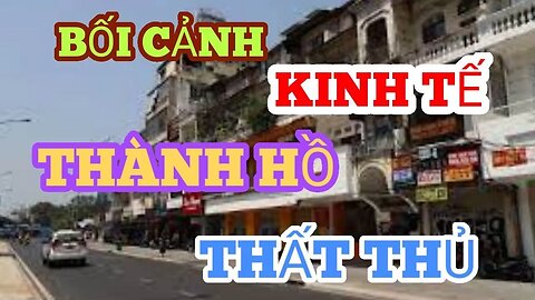 KINH TẾ THÀNH HỒ THẤT THỦ