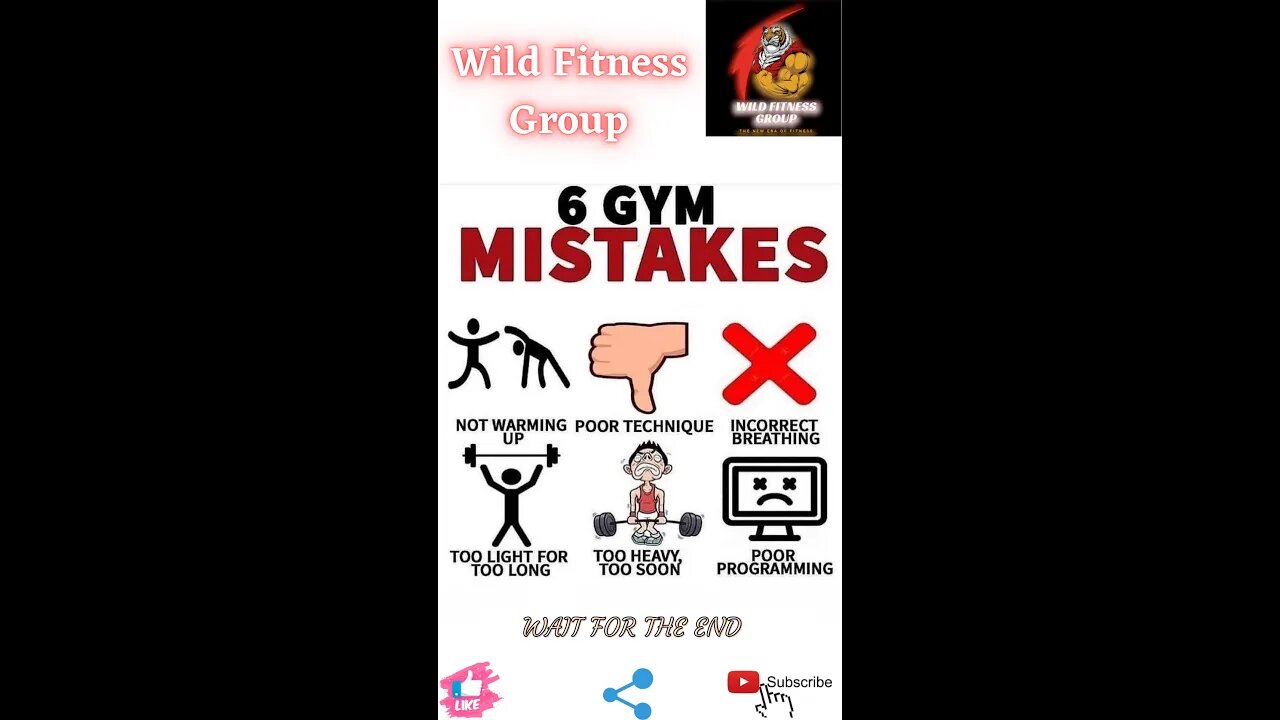 🔥6 gym mistakes🔥#shorts🔥#viralshorts🔥#fitnessshorts🔥#wildfitnessgroup🔥