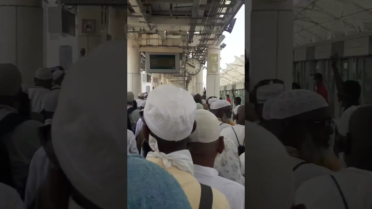 Mina Train Station | #hajj #mina #train