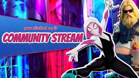 🔴LIVE -THE #1 BUFFET IS OPEN | COMMUNITY STREAM | 1440p | #fortnite