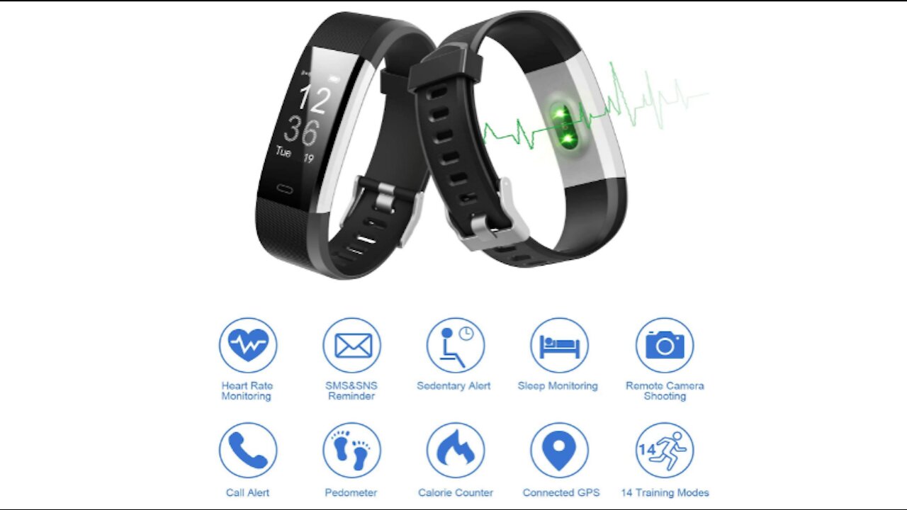 2021 Fitness Bracelet Blood Pressure Measurement Pedometer Smart Band Hear Rate Monitor Waterproof