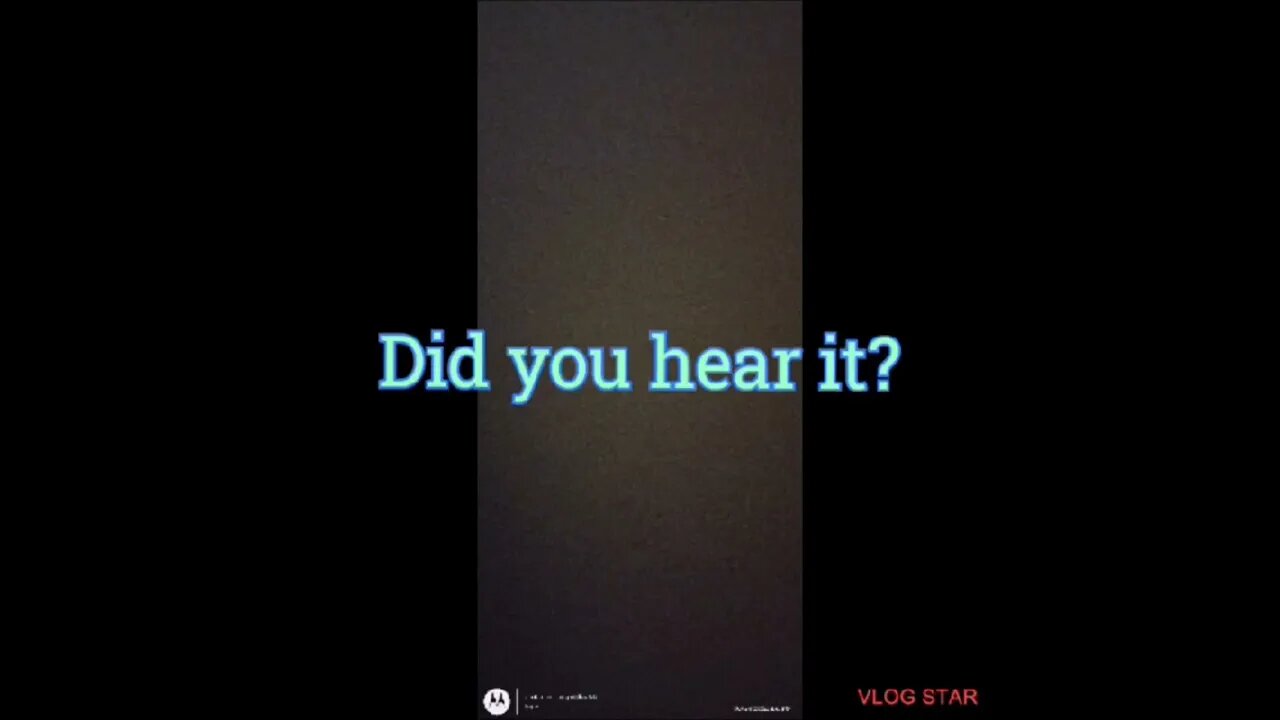 caught this audio one night.. Demon ????