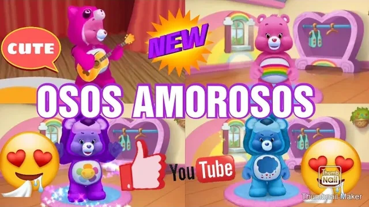 Los osos amorosos - OS ursos amorosos #ursos #viral #gatotom #talkingtom #dibujos #desenhos