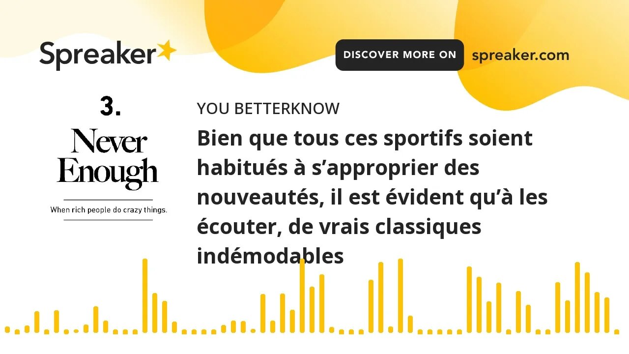Bien que tous ces sportifs soient habitués à s’approprier des nouveautés, il est évident qu’à les éc