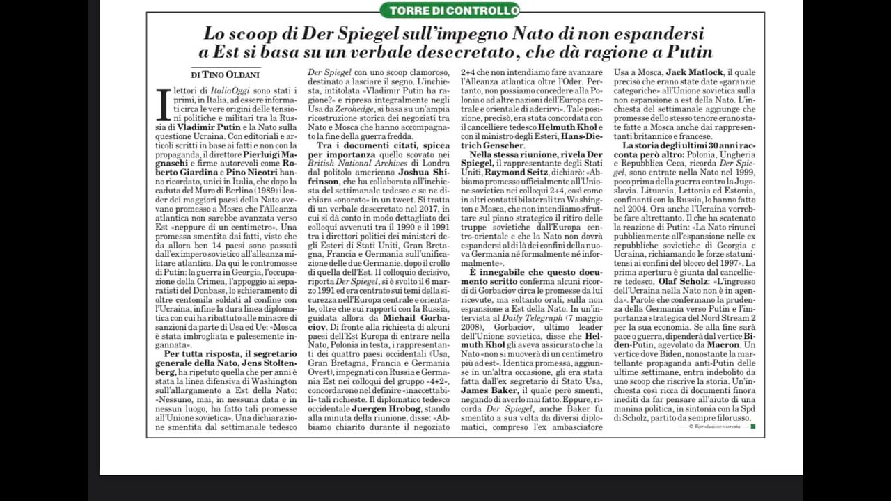 PUTIN, BIDEN E I MIRACOLATI D’EUROPA_CON ANTONIO DE MARTINI
