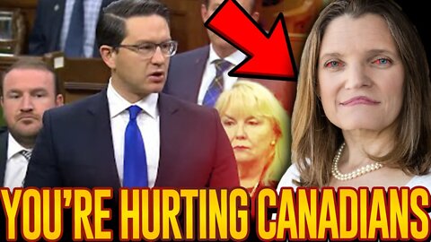 Pierre Tells Freeland To Stop Taxing Canadians