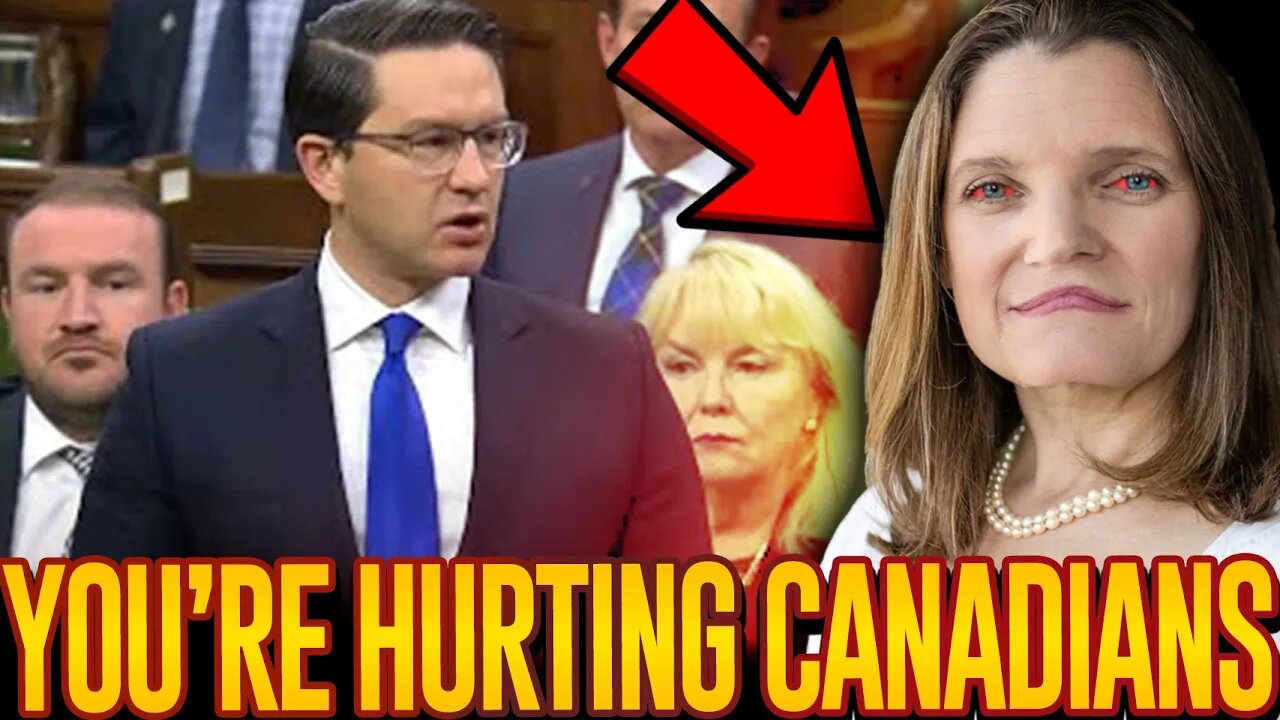 Pierre Tells Freeland To Stop Taxing Canadians