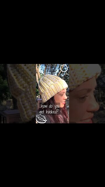 Stylish Yellow and White Half Double Crochet Beanie: Join me for Crochet Fun!