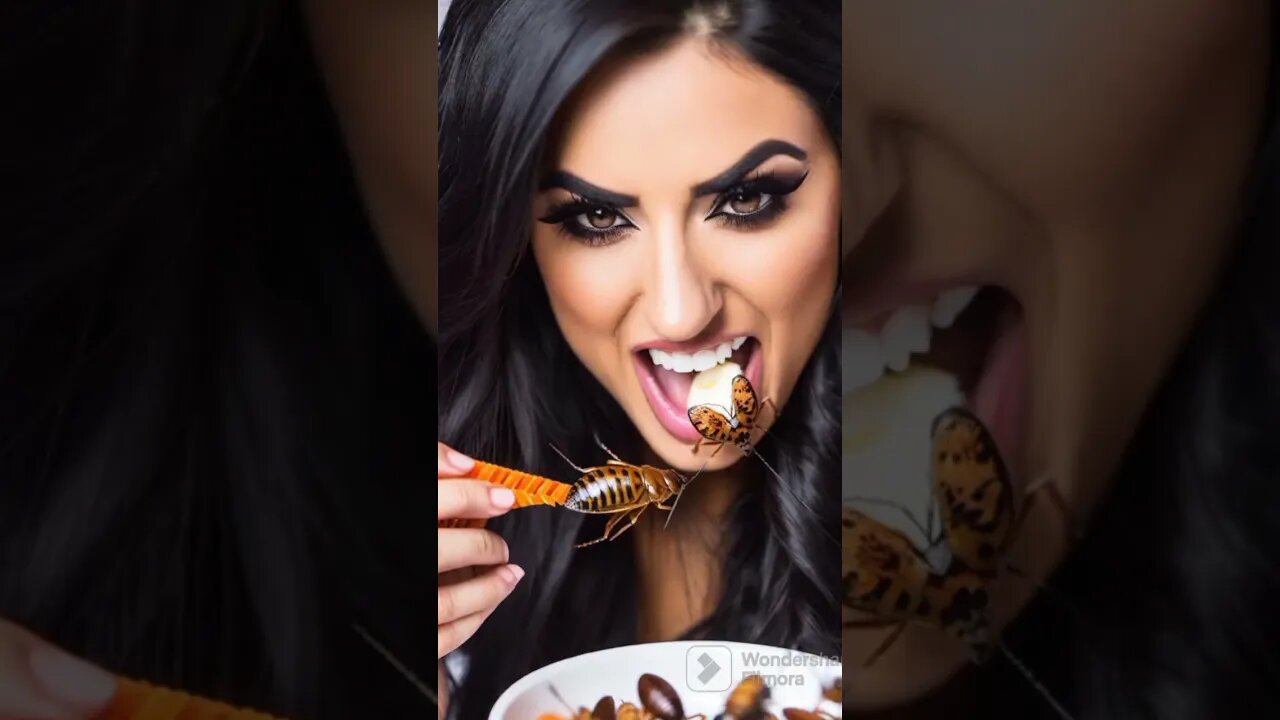 SSSniperwolf Eats Bugs!