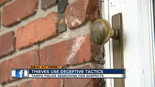 Thieves use deceptive tactics