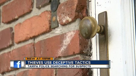 Thieves use deceptive tactics