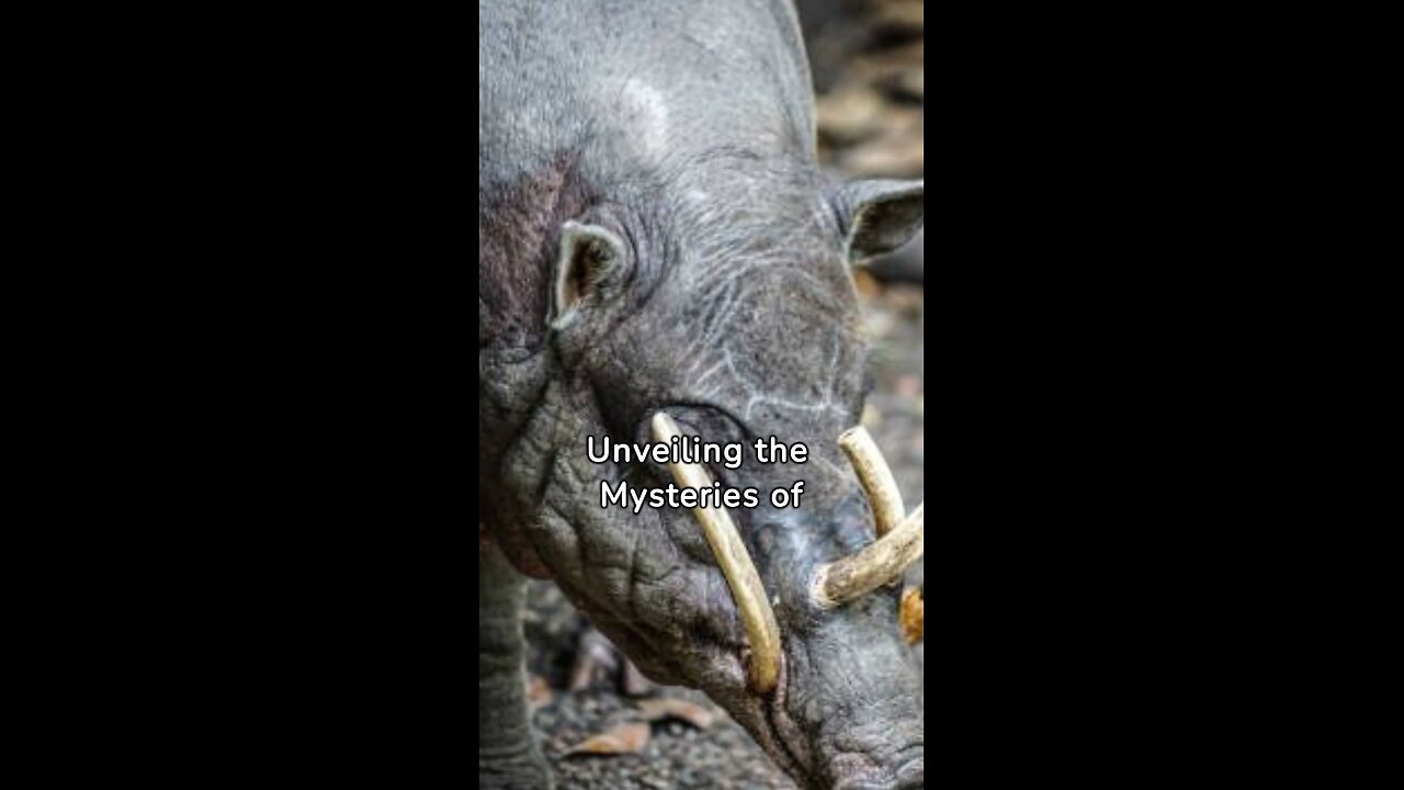 Some exciting info on Babirusa