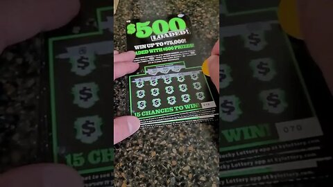 $500 Loaded Lottery Ticket Scratch Offs!