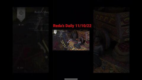 Reda’s Daily 11/10/22