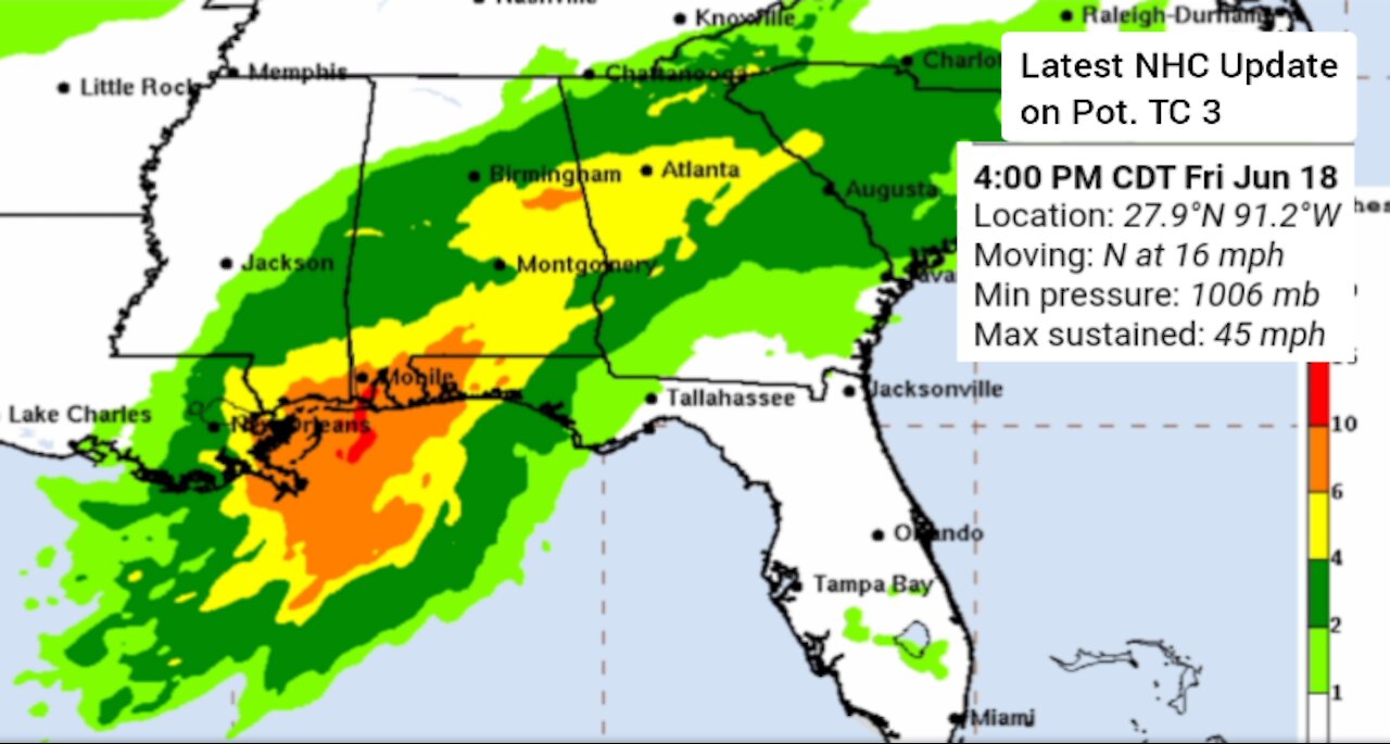 6/18/21 Tropical Update