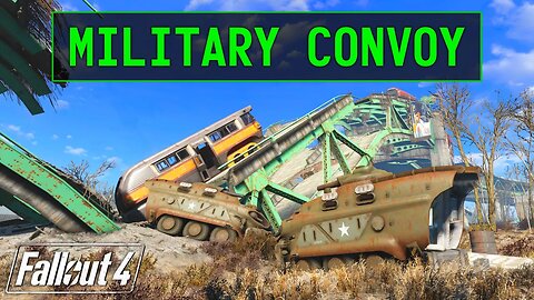 Fallout 4 | Military Convoy (Elevated Freeway)