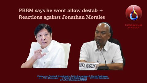 PBBM says he wont allow destab + Reactions to JM