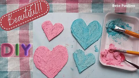 CORAÇÃO DE ISOPOR💗💗💚💚💚💚/DIY/BEAUTIFUL HEART/ARTESANATO FÁCIL/NO DECEPTION