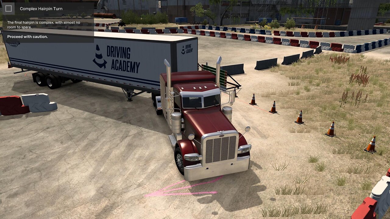 American Truck Simulator: Learning to Drive a Semi Truck