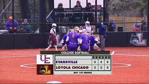 2022 Softball - Evansville @ LOY-CHI (Game 1) [DH-G1]