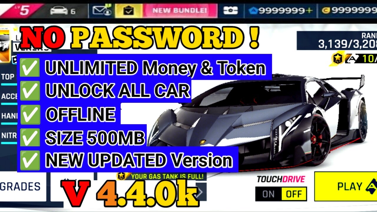 Asphalt 9 Legend Mod Apk 4.4.0k Terbaru 2024 Unlimited Money & Unlocked All