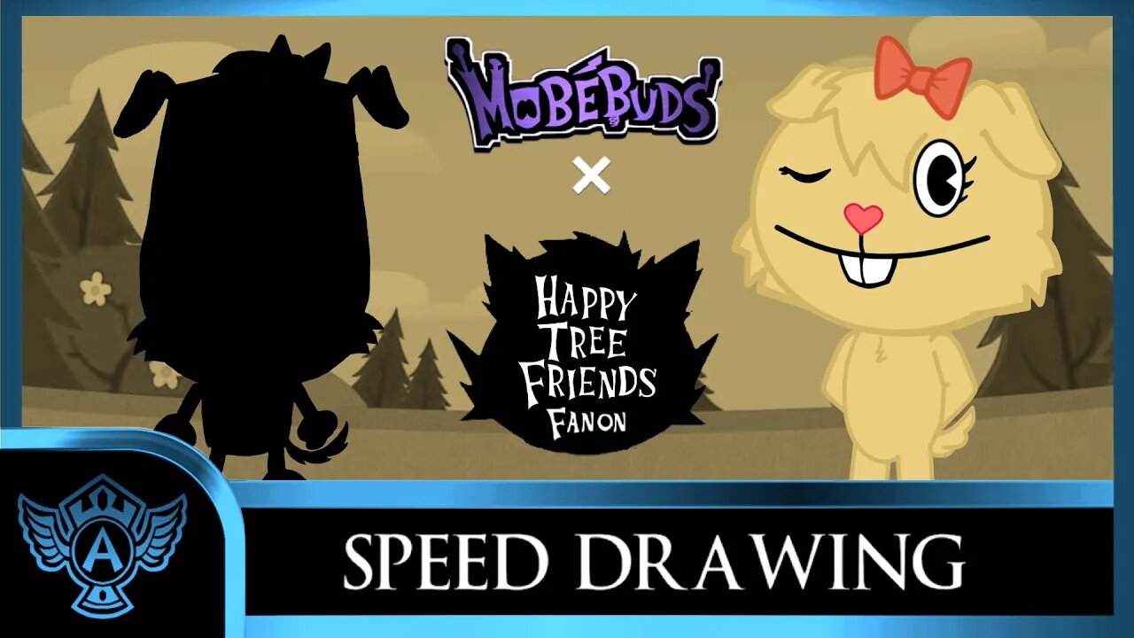 Speed Drawing: Happy Tree Friends Fanon - Sillie | Mobebuds Style