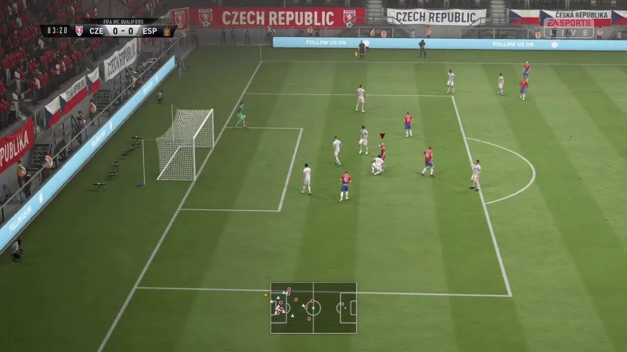 Czech Republic 2029-2030 FIFA World Cup Qualifier Group Play Match 10 VS Spain (5-4-0)