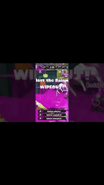 ONE MAN WHIPEOUT WITH SPLAT STAMP ! (Splatoon 3)