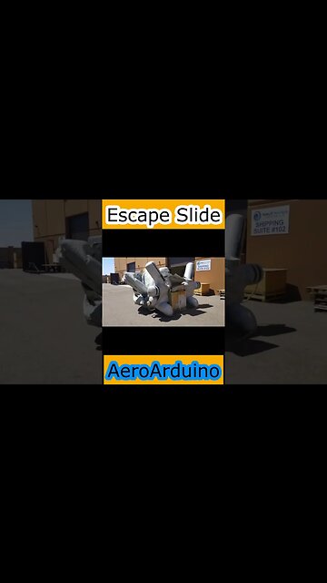 Watch That Funny Guy Shooting Escape Slide #Aviaion #Flying #AeroArduino