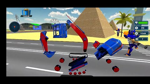 🤖 Robot Transfer JCB Model Fight Robot 🤖