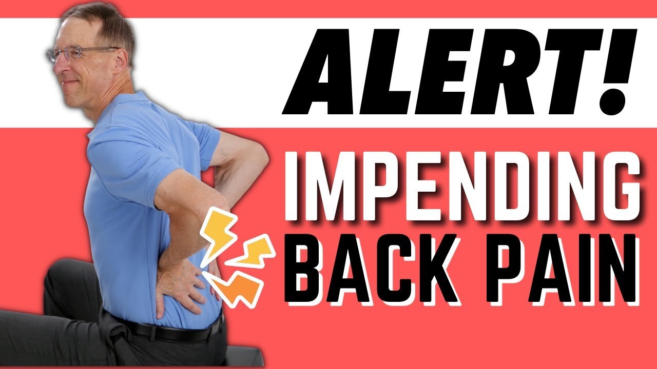 Alert! Alert! Signs of Impending Back Pain.