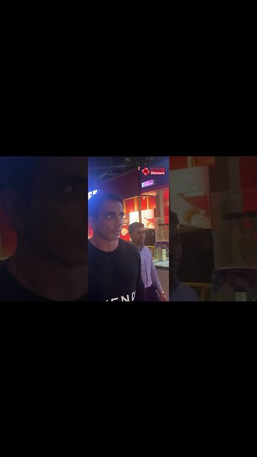 Sonu Sood CASUALLY gets selfie clicked with fans at the airport 📸✈️