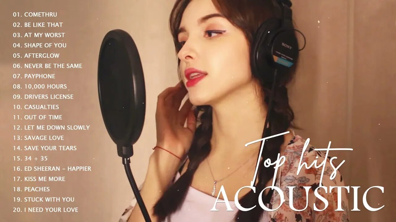 Top Hits Acoustic 2023 Collection Best English Acoustic Songs Soft Love Songs Acoustic Cover